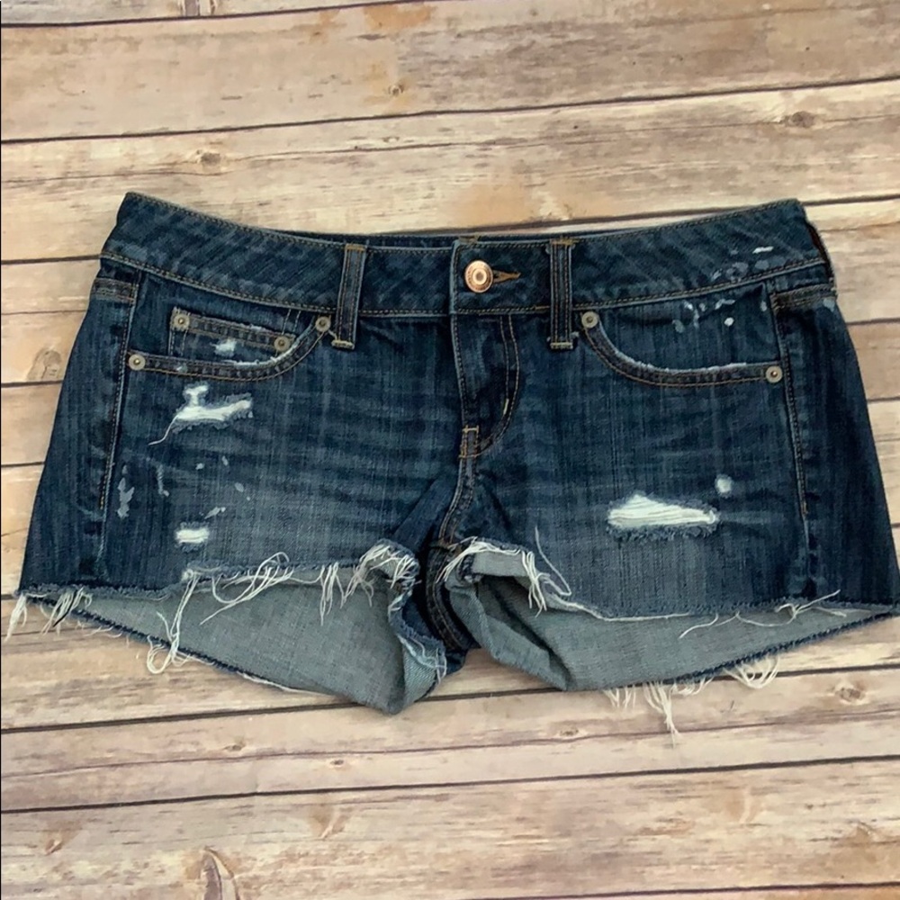 American Eagle Distressed Denim Shorts